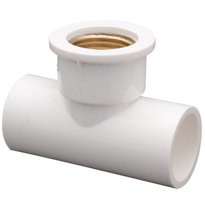 pvc水管配件铜内丝三通202532