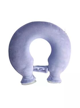 新款小U型挂脖式注水暖水袋颈椎专用U型热水袋热敷脖子降温冷热敷