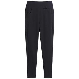 加绒打底裤女外穿冬季加厚女裤妈妈中老年大码弹力显瘦保暖裤子女