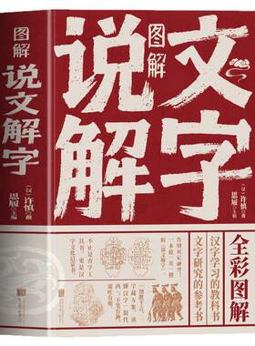 图解说文解字 精彩解读画说汉字的故事汉字演变过程展示汉字语言精编精注解读汉字前世今生语言文字的由来书籍