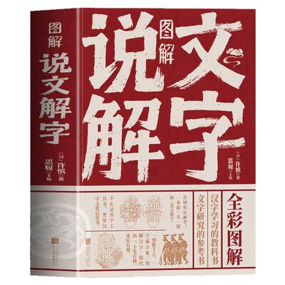 图解说文解字 精彩解读画说汉字的故事汉字演变过程展示汉字语言精编精注解读汉字前世今生语言文字的由来书籍