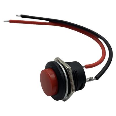 电动车喇叭开关按钮 按压式弹力开关 自动复位开关 小型开关16mm