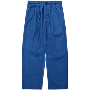 【染匠系列】 植物染 宽松夏季 草木染蓝染 靛蓝Indigo 阔腿长裤