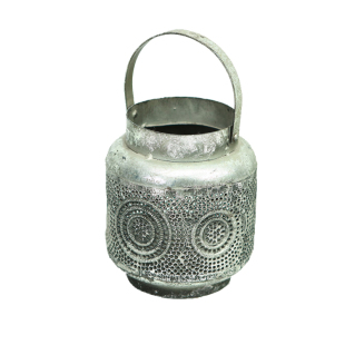 孤品大集合-外贸复古花园装饰镂空铁艺灯笼风灯美式做旧烛台摆件