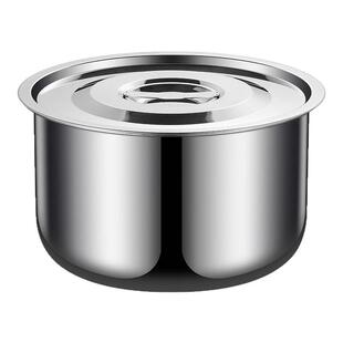 食品级不锈钢装猪油盆带盖厨房家用加厚油盆油壶储油缸调味调料罐