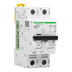 正品施耐德C65N断路器iC65N-DC 63A直流空开1P2P 小型微断2A10A20