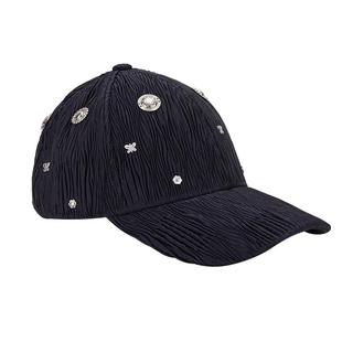 EP YAYING雅莹女帽 醋纤压褶棒球帽手工钉片鸭舌  商场同款ZH19A