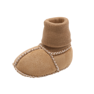 步前鞋冬季麂皮绒磨砂可水洗