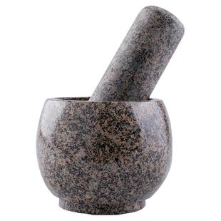 麦饭石臼子石头蒜臼子压蒜器超大捣蒜缸家用石窝子老式蒜泥器神器