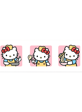 哈喽kitty厨房防油贴纸静电防水