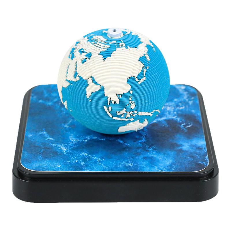 2026纸雕地球海洋仪模型科幻手撕文创摆件企业礼品3d立体日历便签