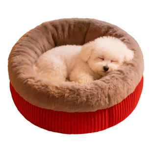 狗窝冬天保暖安全感床小型犬泰迪比熊睡觉的帐篷四季通用宠物用品