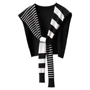 网红ins打结空调房小披肩春夏季韩版外搭防晒针织围巾女护颈围脖