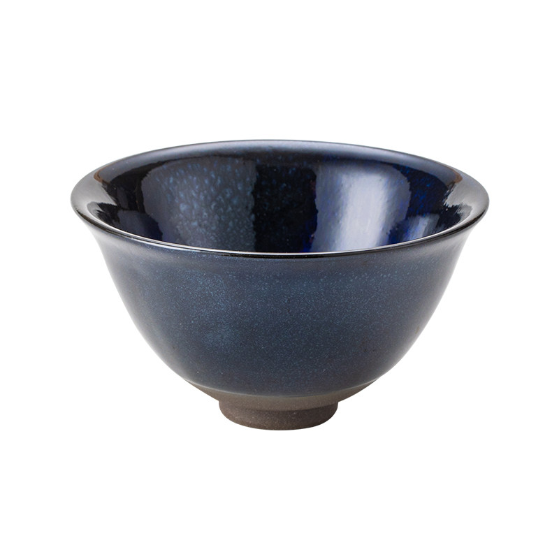 日本清水烧星云曜变建盏茶杯