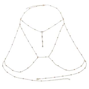 胸链身体链比基尼欧美锁骨链子饰品性感项链女配饰潮流链条高级感