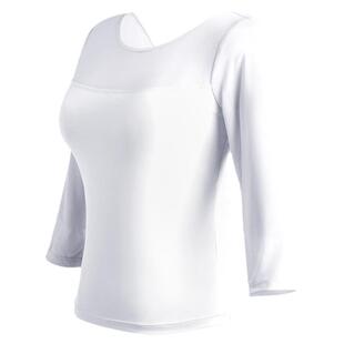 古典舞纱衣白色上衣舞蹈服中国舞舞蹈服芭蕾舞形体网纱上衣夏季