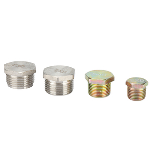 防爆堵头碳钢镀白 304不锈钢 G1/2 G3/4 G1.2质保一年外六角新品