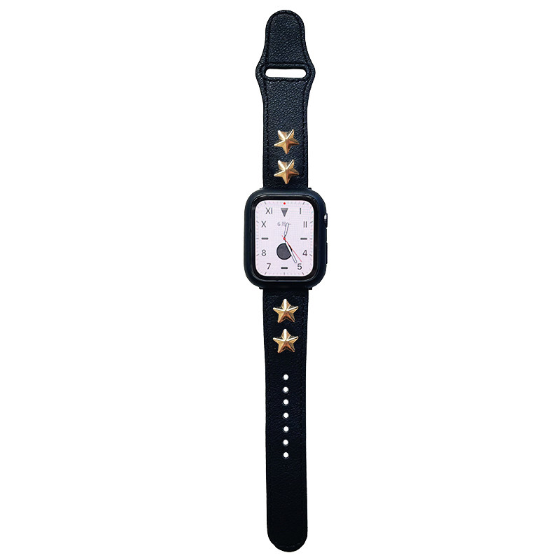 真皮铆钉适用iwatch表带小蛮腰