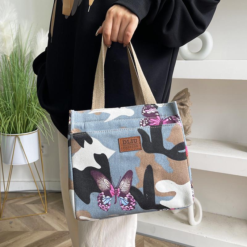 日式大容量铝箔保温层便当包休闲上班族带饭手提午餐包手拎饭盒袋