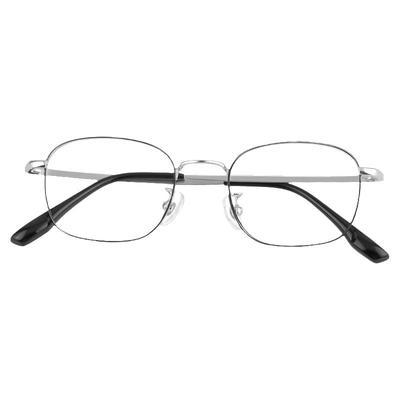 目匠纯钛小方框高度近视眼镜框男