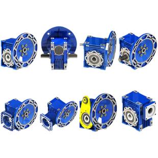 NMRV30/40/50/63/75/90/110/130铝壳减速器配伺服蜗轮蜗杆减速机