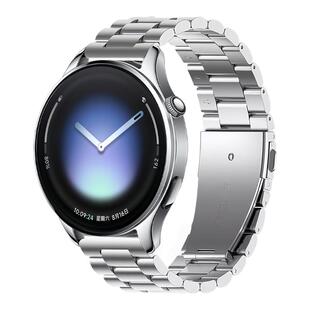 适用于小米手表s5表带S4三珠钢带Xiaomi Watch5金属腕带color2运动版s3/s2男款watch5新款智能运动不锈钢表链