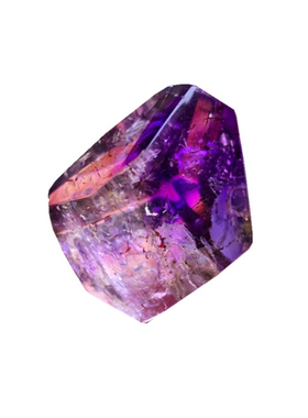 天然紫水晶超七原石幻影紫发晶