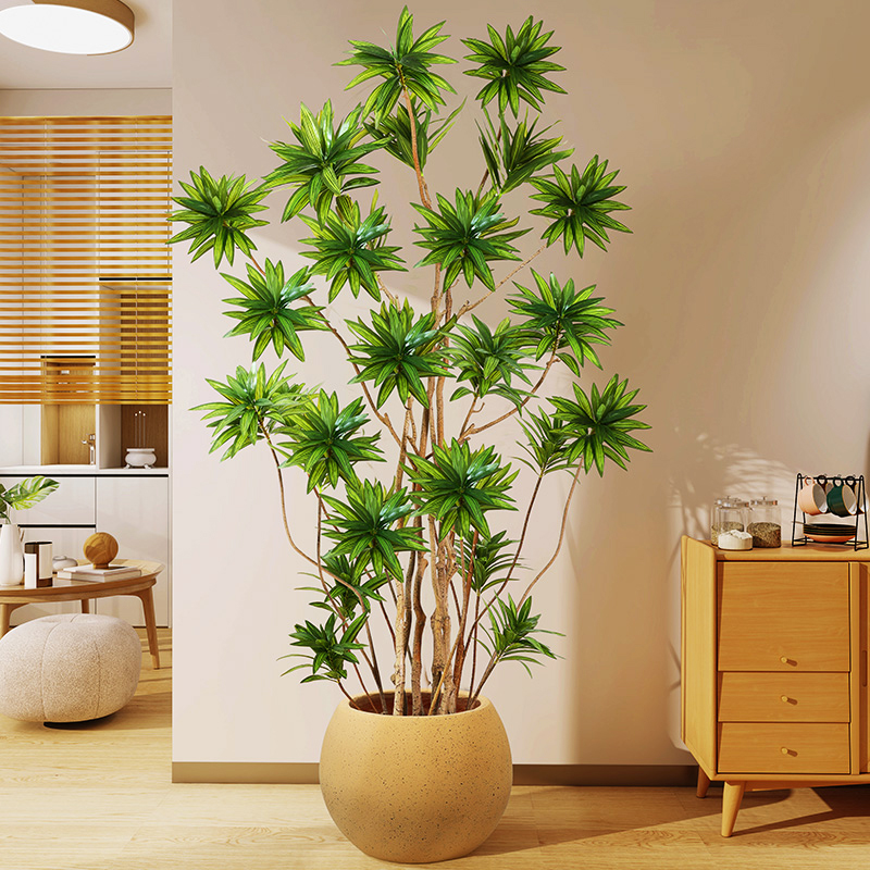 百合竹仿真绿植假绿植仿真高端轻奢客厅造景仿生植物装饰摆件假树