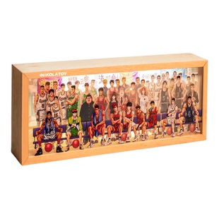 NIKOLATOY手办动漫全系列周边立体画全家福实木画框装饰摆件