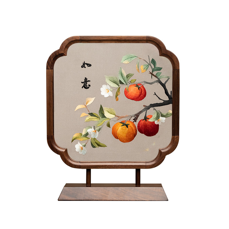 苏绣摆件绣美特色礼品中式双面绣