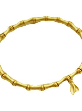 2024新款纳福开运竹节小叶子手串