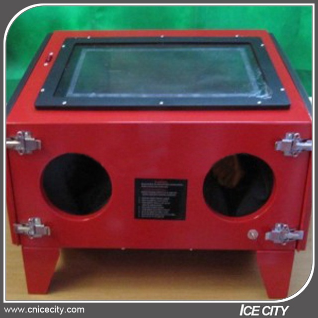 150L箱式干式喷砂机除锈除油除杂质设备表面处理去氧化皮喷砂设备