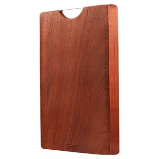 十八子作菜板官方旗舰店正品 砧板实木整块面板家用乌檀木粘板