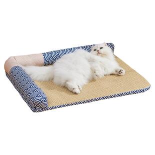 宠物凉席垫夏季猫窝和风狗窝四季通用可拆洗小型犬夏天狗狗睡垫