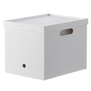 霜山Chicbox桌面收纳盒图书馆书架储物盒直角收纳筐A4文件整理盒