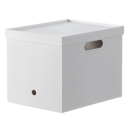 霜山Chicbox桌面收纳盒图书馆书架储物盒直角收纳筐A4文件整理盒