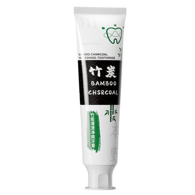 活性竹炭牙膏去黄去口臭美白清新成人正品官方旗舰店牙齿国货烟渍