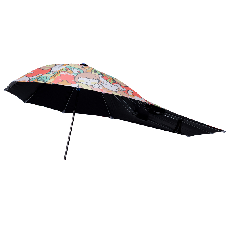 电动车雨伞新款可拆踏板摩托太阳伞防晒电瓶车雨棚遮阳伞加厚158