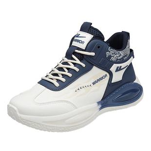 回力运动鞋男鞋冬季新款皮面休闲减震轻便青少年篮球跑步鞋子男款