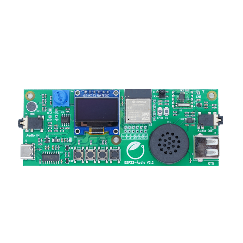 基于ESP32模块的音频处理平台 物联网 模拟电路 AD DC WiFi系统
