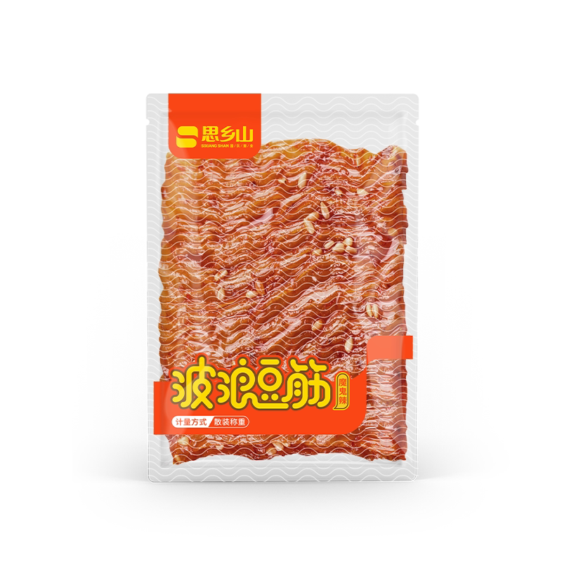 思乡山香辣爆辣波浪豆筋辣条鞋底辣片豆制品休闲零食麻辣解馋小吃