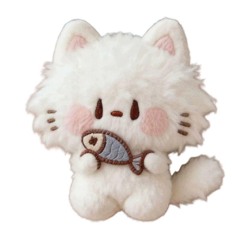 小猫咪钥匙挂件毛绒公仔书包挂饰