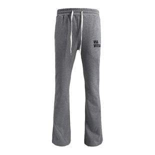 viavitsoe修身微喇叭显瘦显高运动加长基础卫裤长裤cleanfit百搭