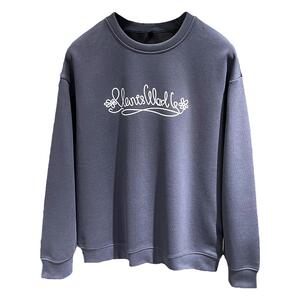TELINLU冬季新款ins潮牌休闲宽松韩版印花卫衣加绒加厚男套头上衣