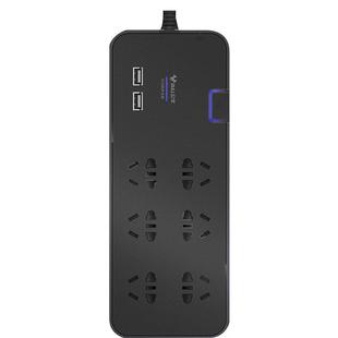 公牛抗电涌插座防雷防浪涌电竞游戏电脑专用插线板官方正品插排插