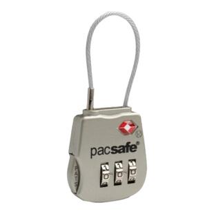 香港直邮Pacsafe防盗密码锁银色金属安全可靠耐用结实轻巧便携