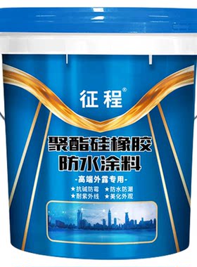 聚酯硅外墙防水涂料白色翻新改色