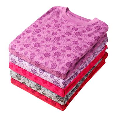 中老年人纯棉秋衣奶奶保暖单上衣