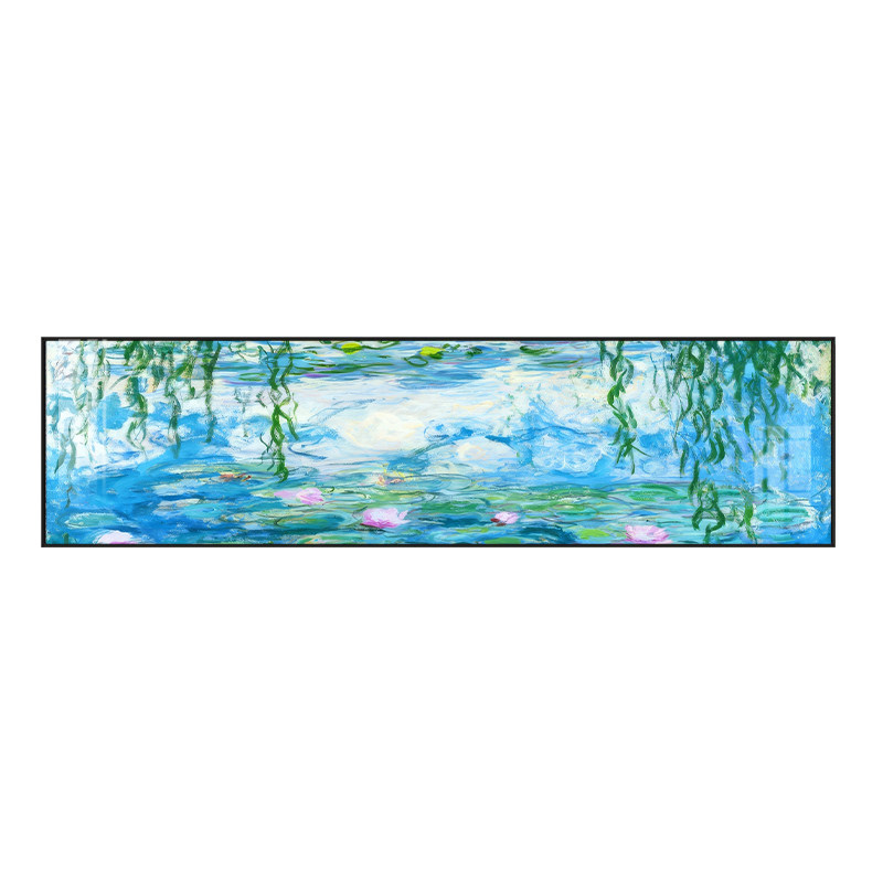 莫奈风景名画客厅卧室背景墙挂画