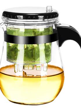 飘逸杯泡茶壶家用神器全玻璃过滤喝茶具内胆冲茶水分离单人沏茶杯